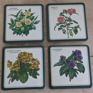 ✨SOLD✨Vintage Floral coasters
